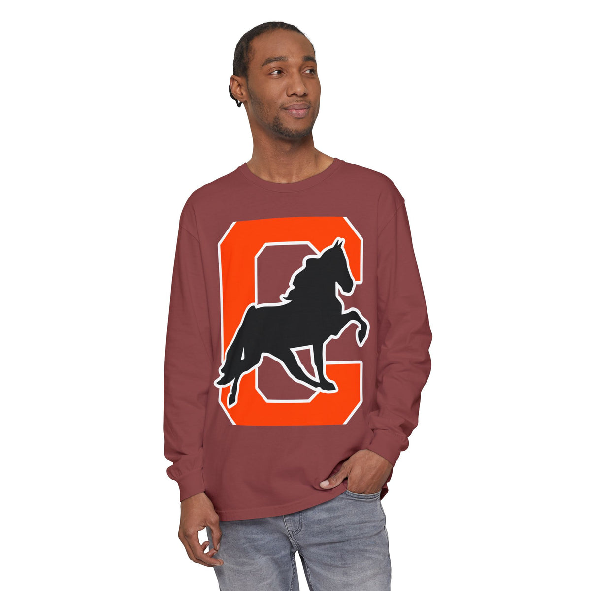 Garment-Dyed Long Sleeve Tee