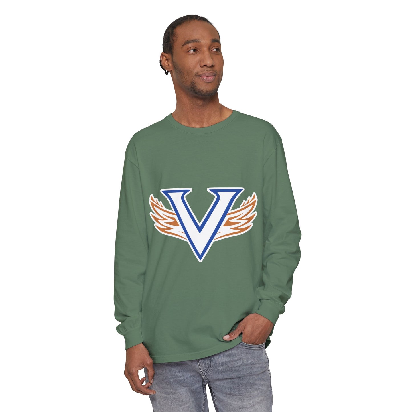 Garment-Dyed Long Sleeve Tee