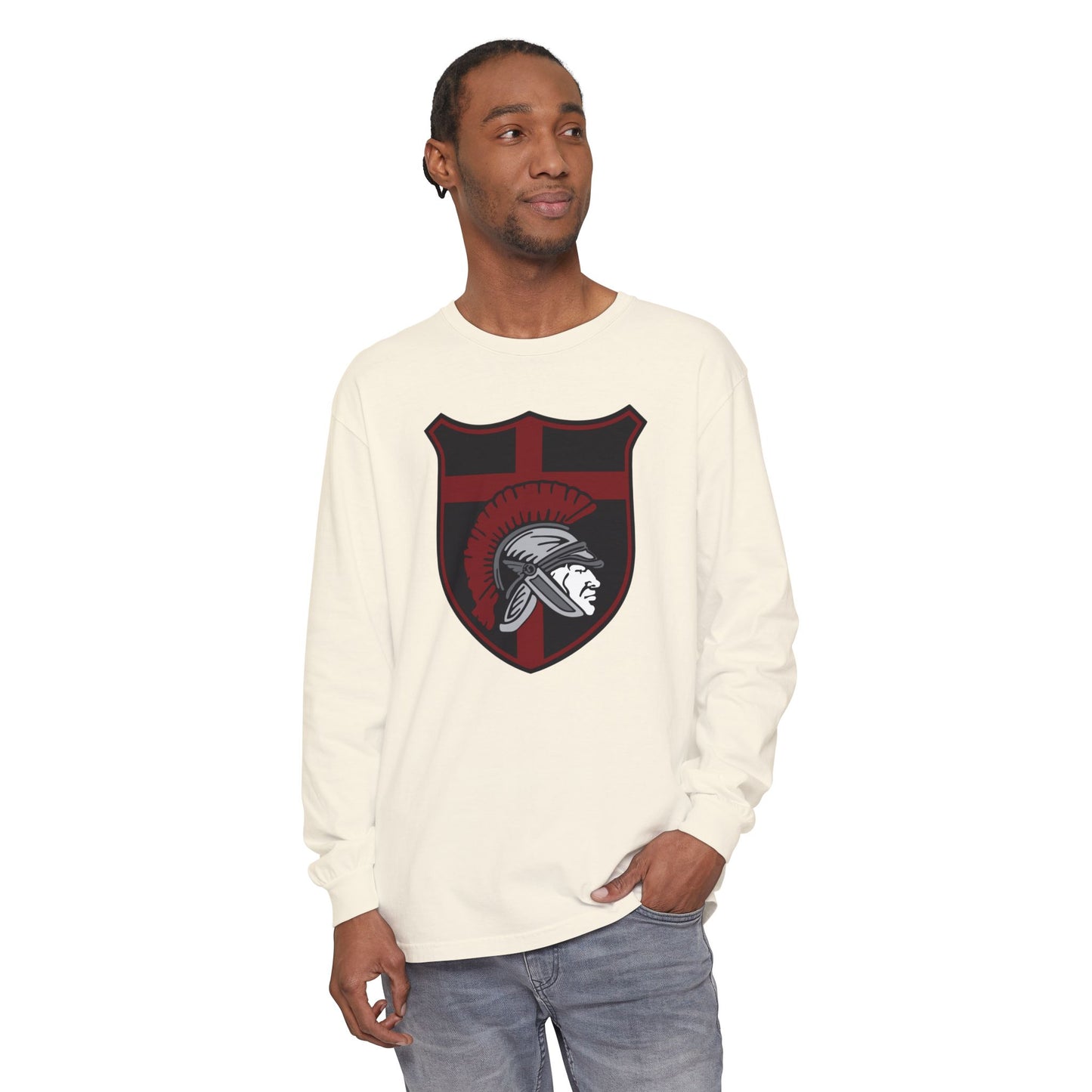 Garment-Dyed Long Sleeve Tee