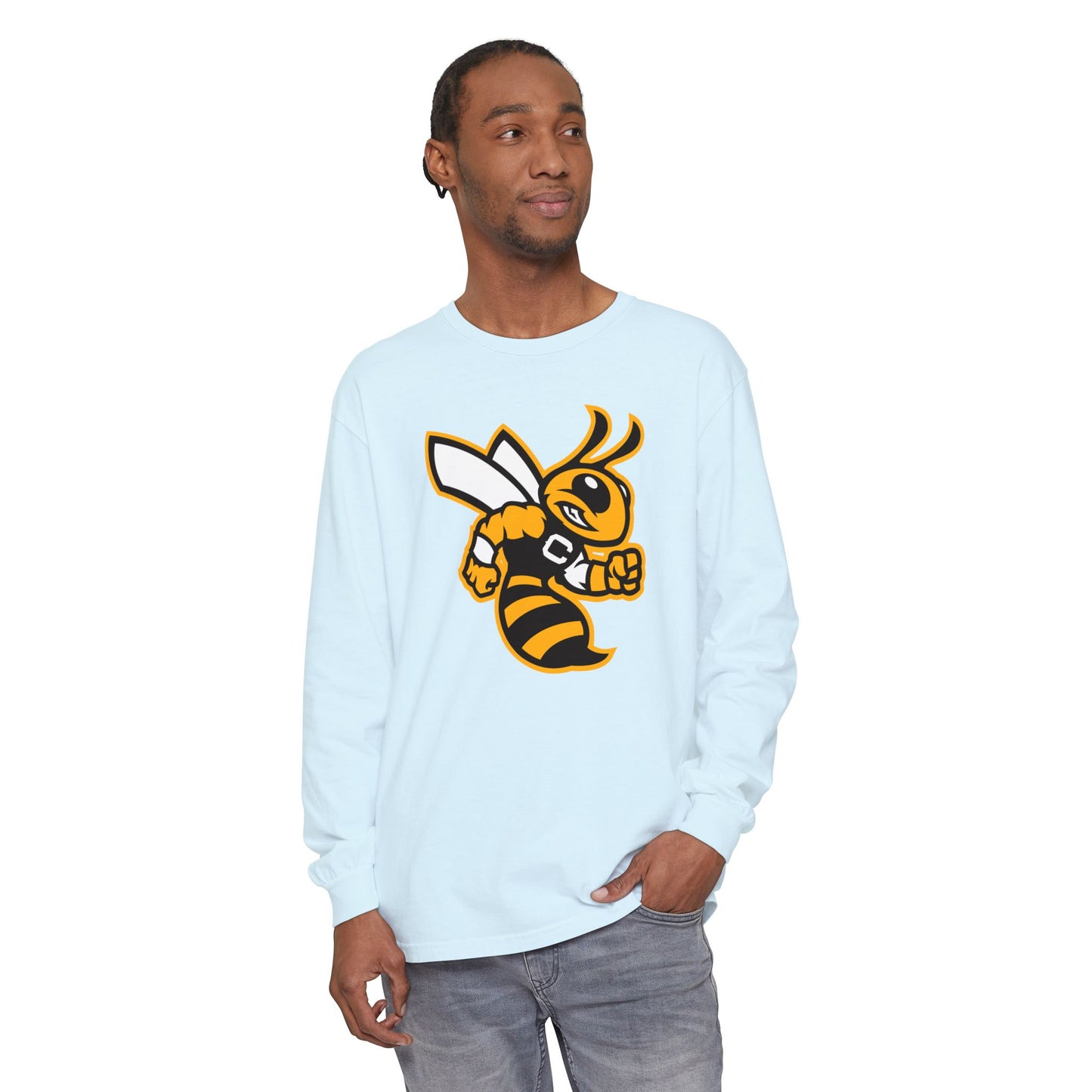 Garment-Dyed Long Sleeve Tee
