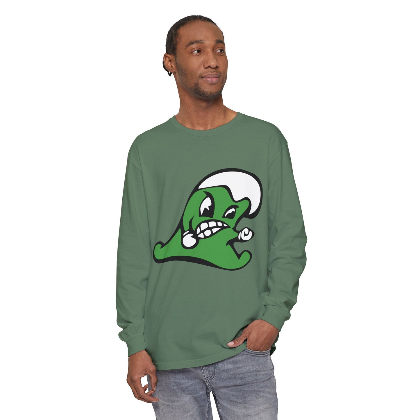 Garment-Dyed Long Sleeve Tee