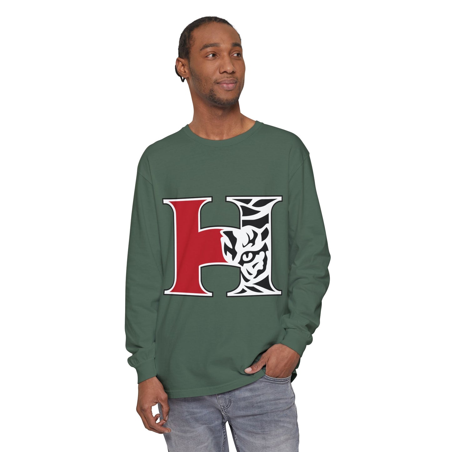 Garment-Dyed Long Sleeve Tee