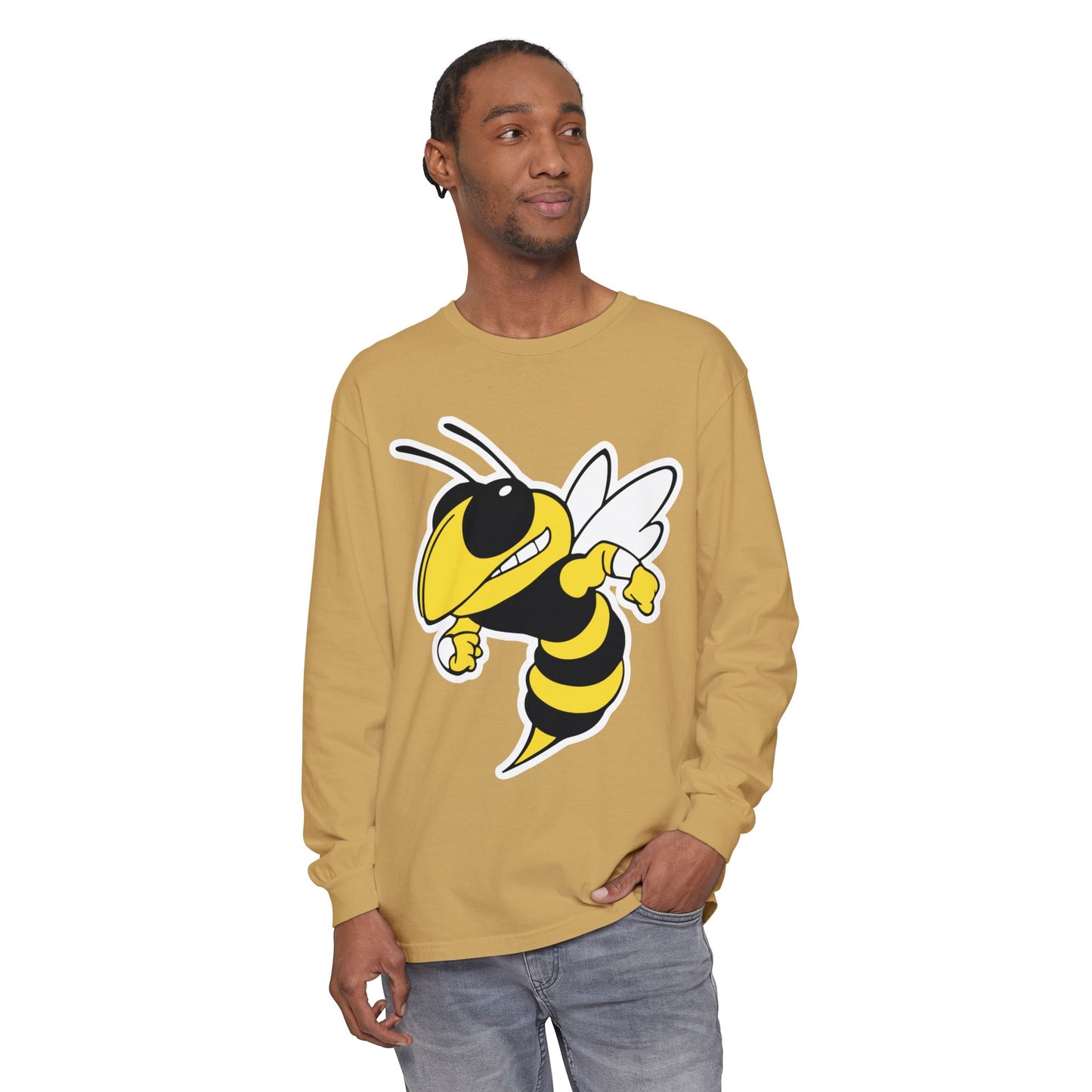 Garment-Dyed Long Sleeve Tee