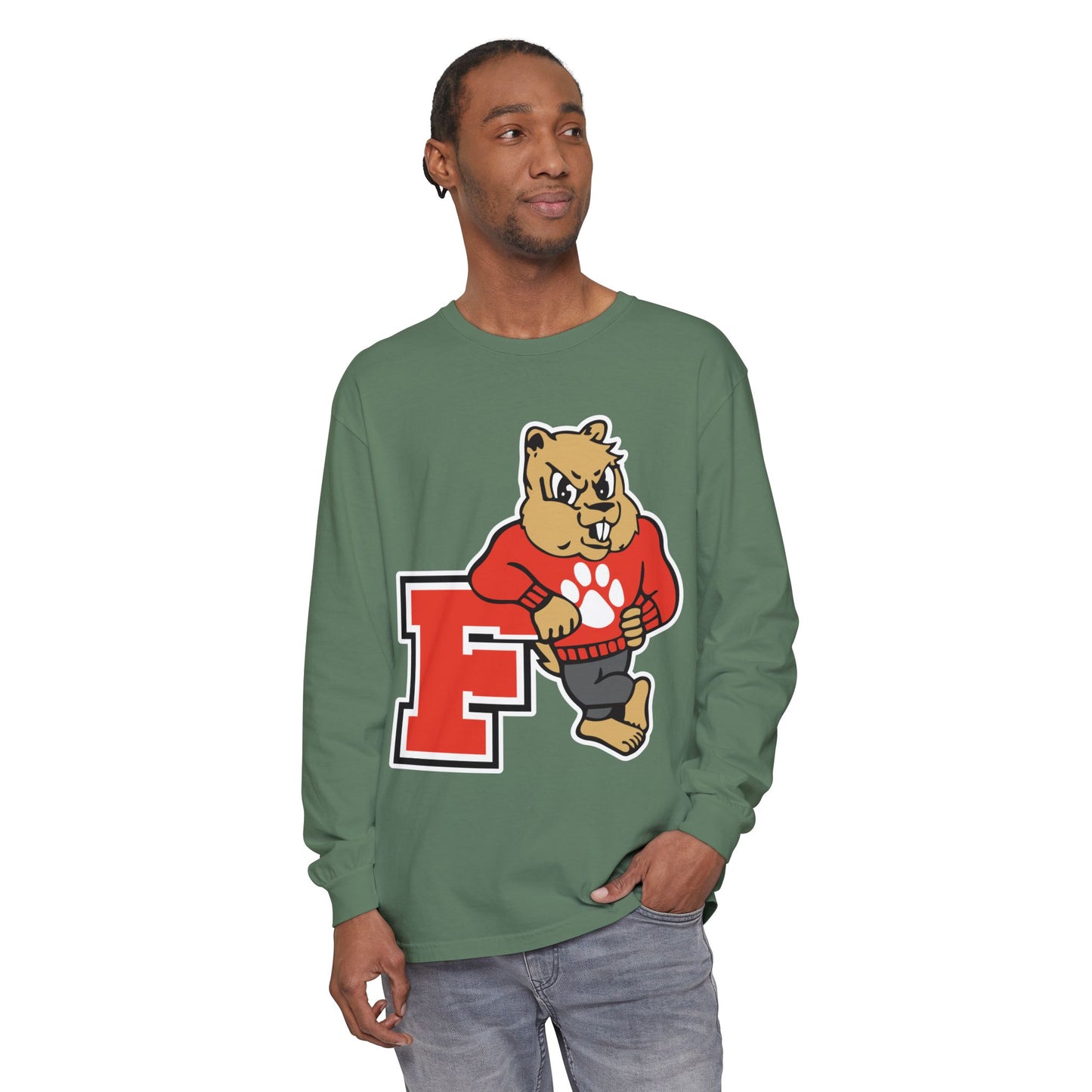 Garment-Dyed Long Sleeve Tee