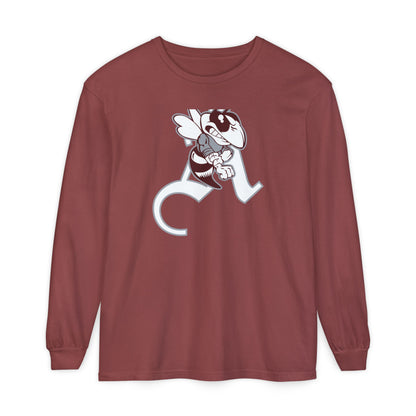 Garment-Dyed Long Sleeve Tee