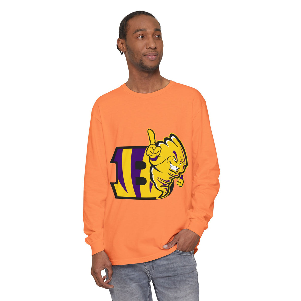Garment-Dyed Long Sleeve Tee