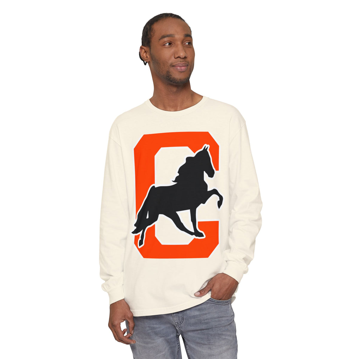 Garment-Dyed Long Sleeve Tee