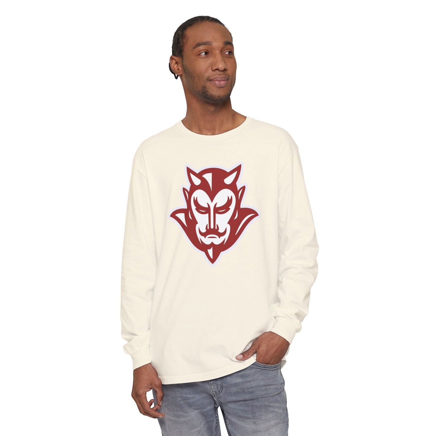 Garment-Dyed Long Sleeve Tee