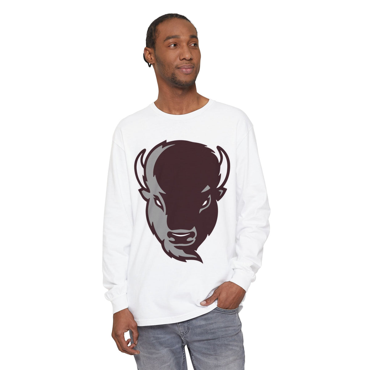 Garment-Dyed Long Sleeve Tee