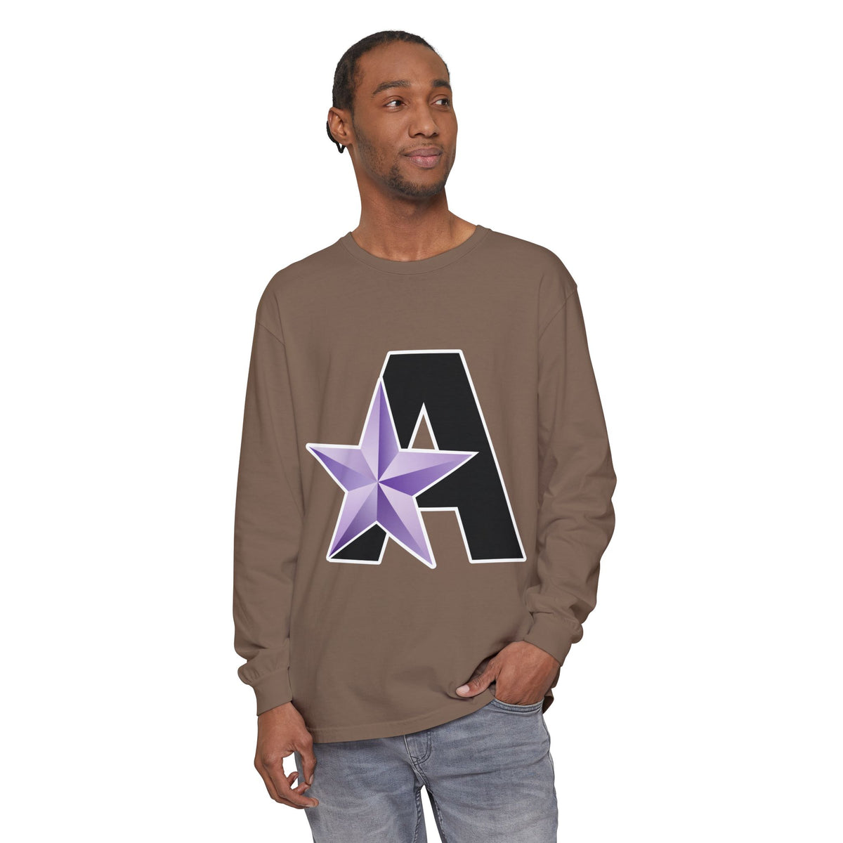 Garment-Dyed Long Sleeve Tee