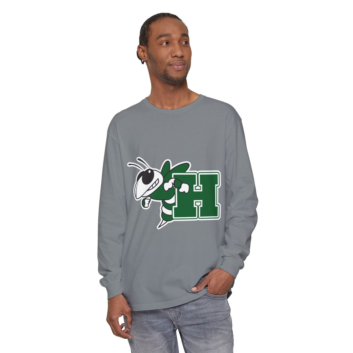 Garment-Dyed Long Sleeve Tee