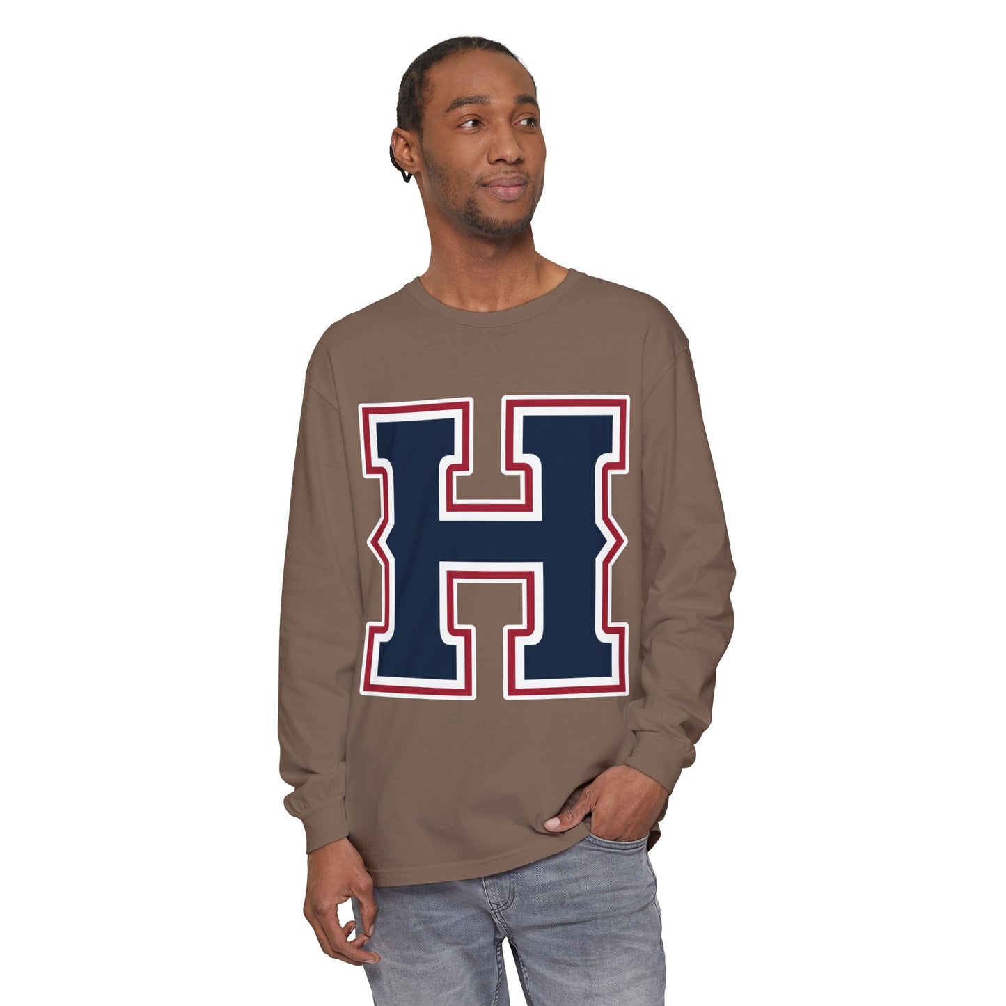 Garment-Dyed Long Sleeve Tee