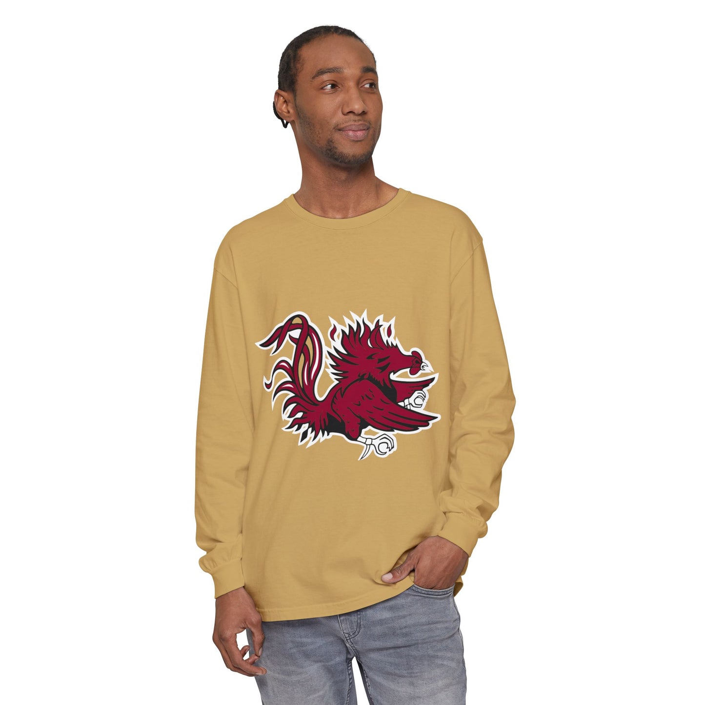 Garment-Dyed Long Sleeve Tee