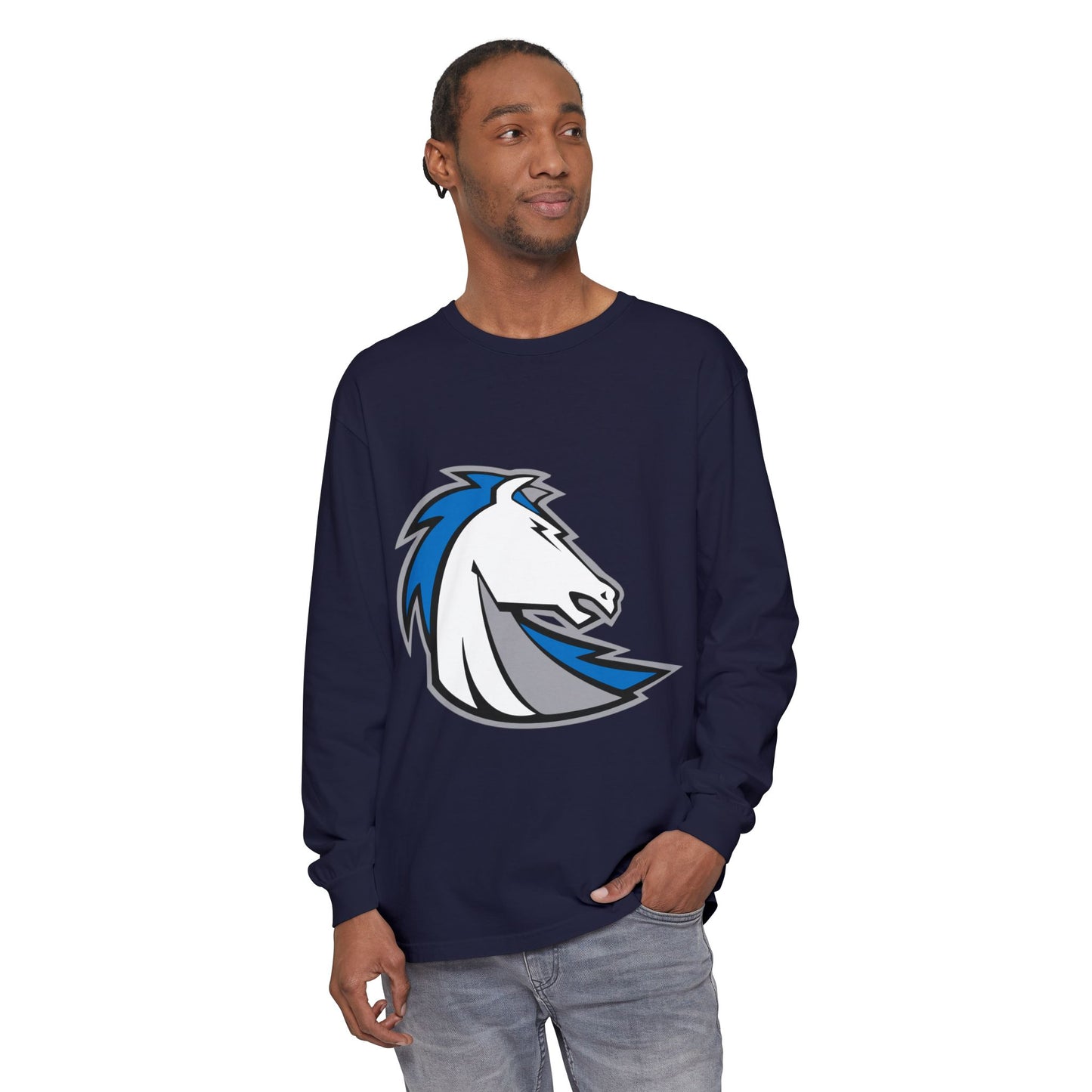 Garment-Dyed Long Sleeve Tee