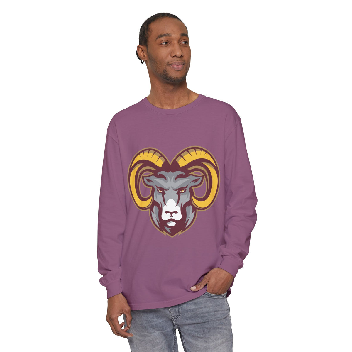 Garment-Dyed Long Sleeve Tee