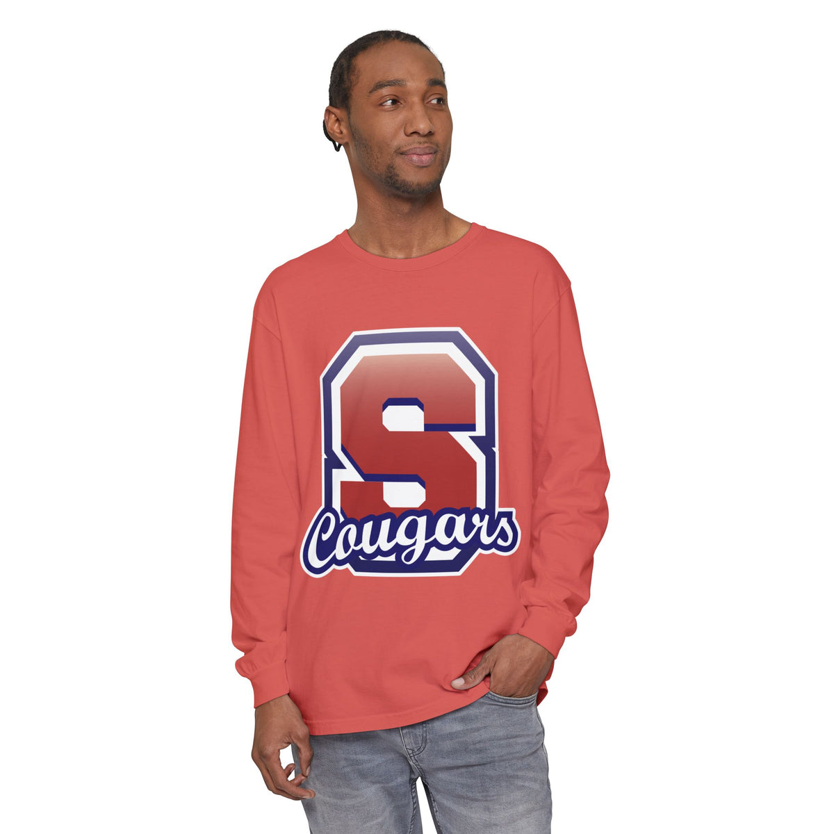 Garment-Dyed Long Sleeve Tee