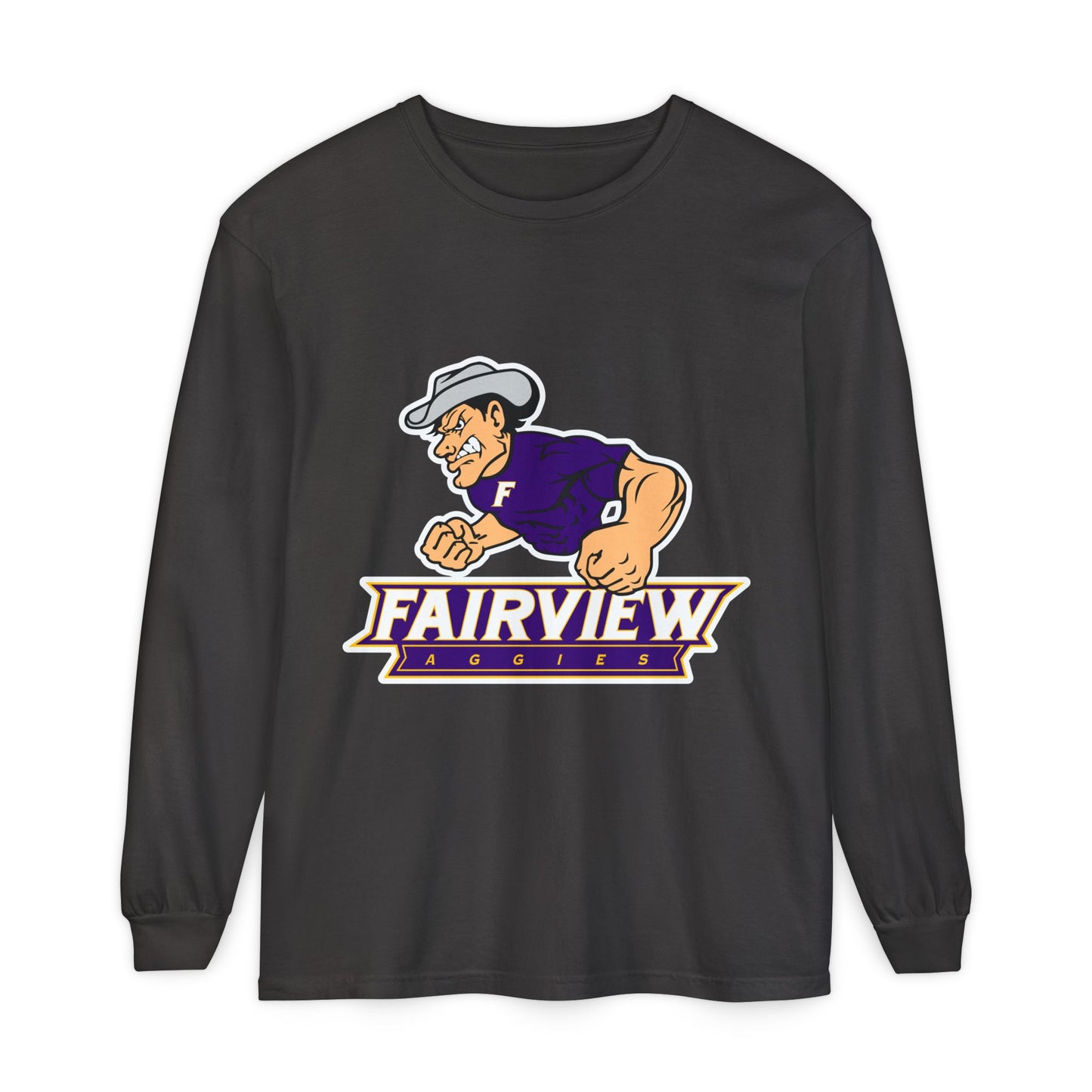 Garment-Dyed Long Sleeve Tee