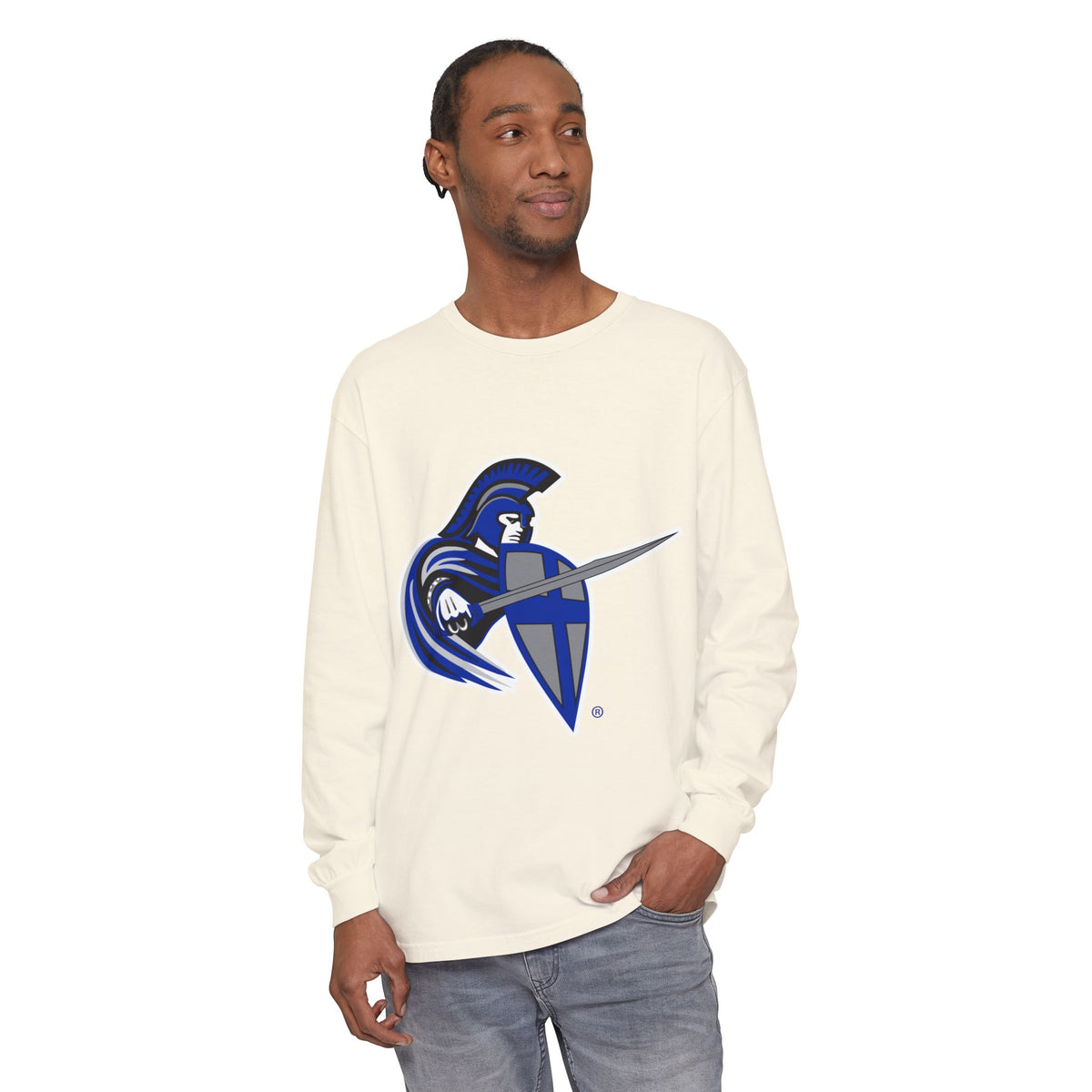 Garment-Dyed Long Sleeve Tee