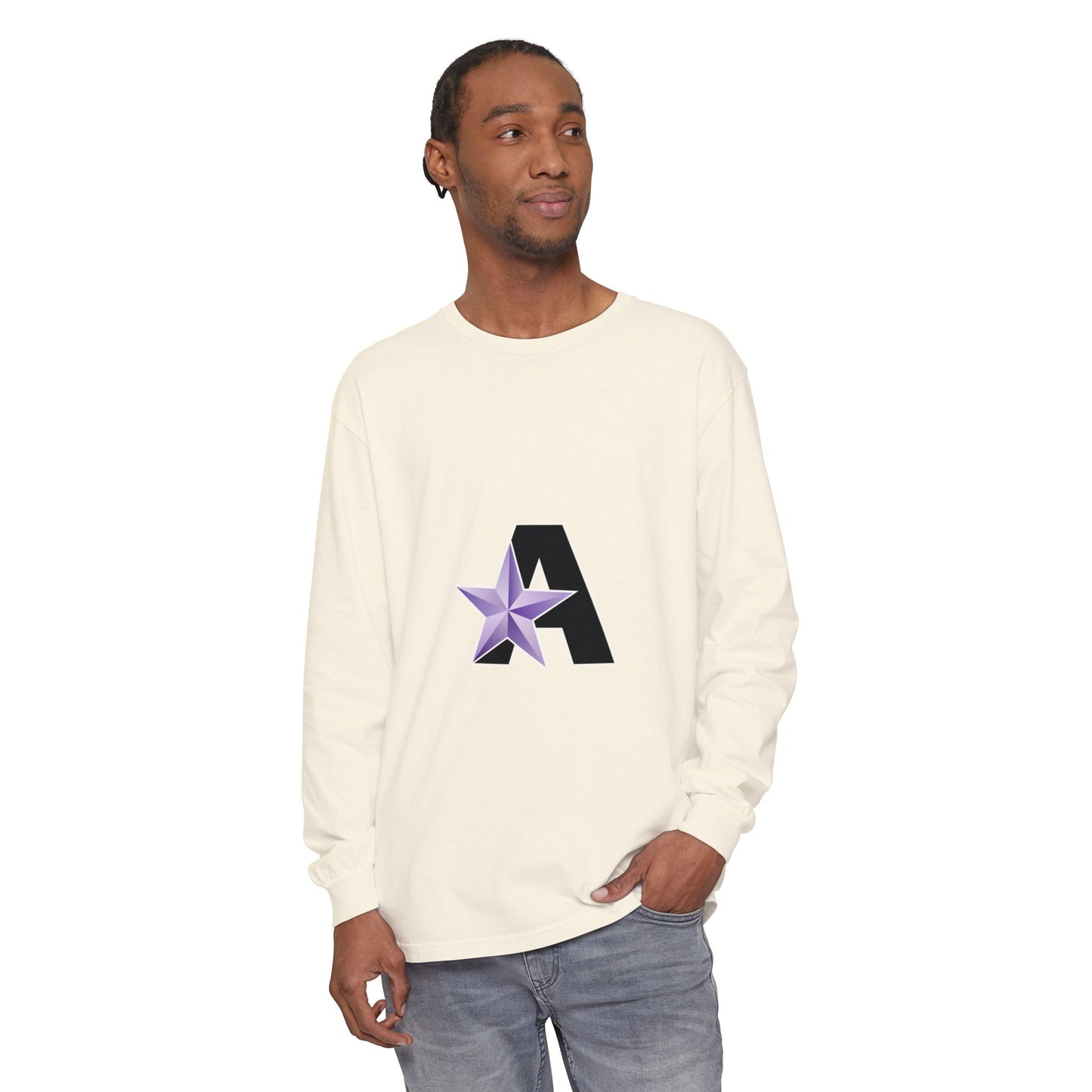 Garment-Dyed Long Sleeve Tee