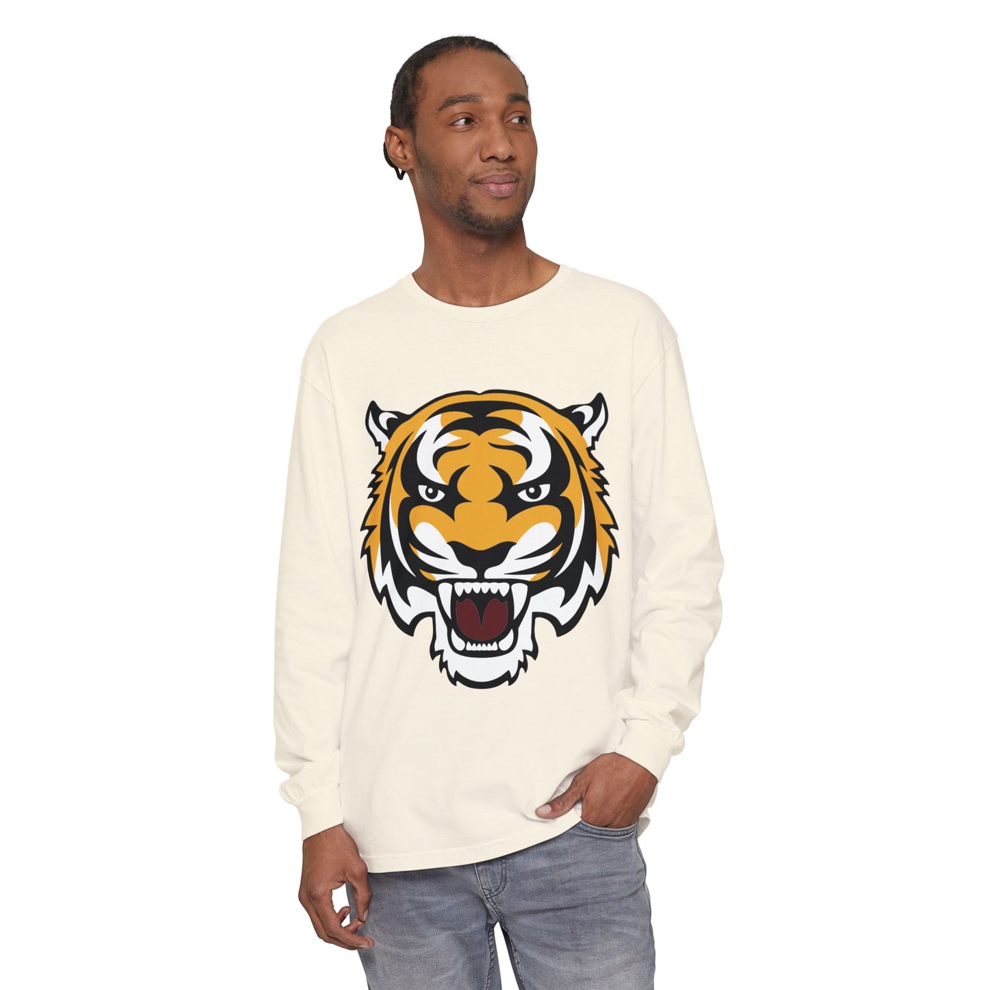 Garment-Dyed Long Sleeve Tee
