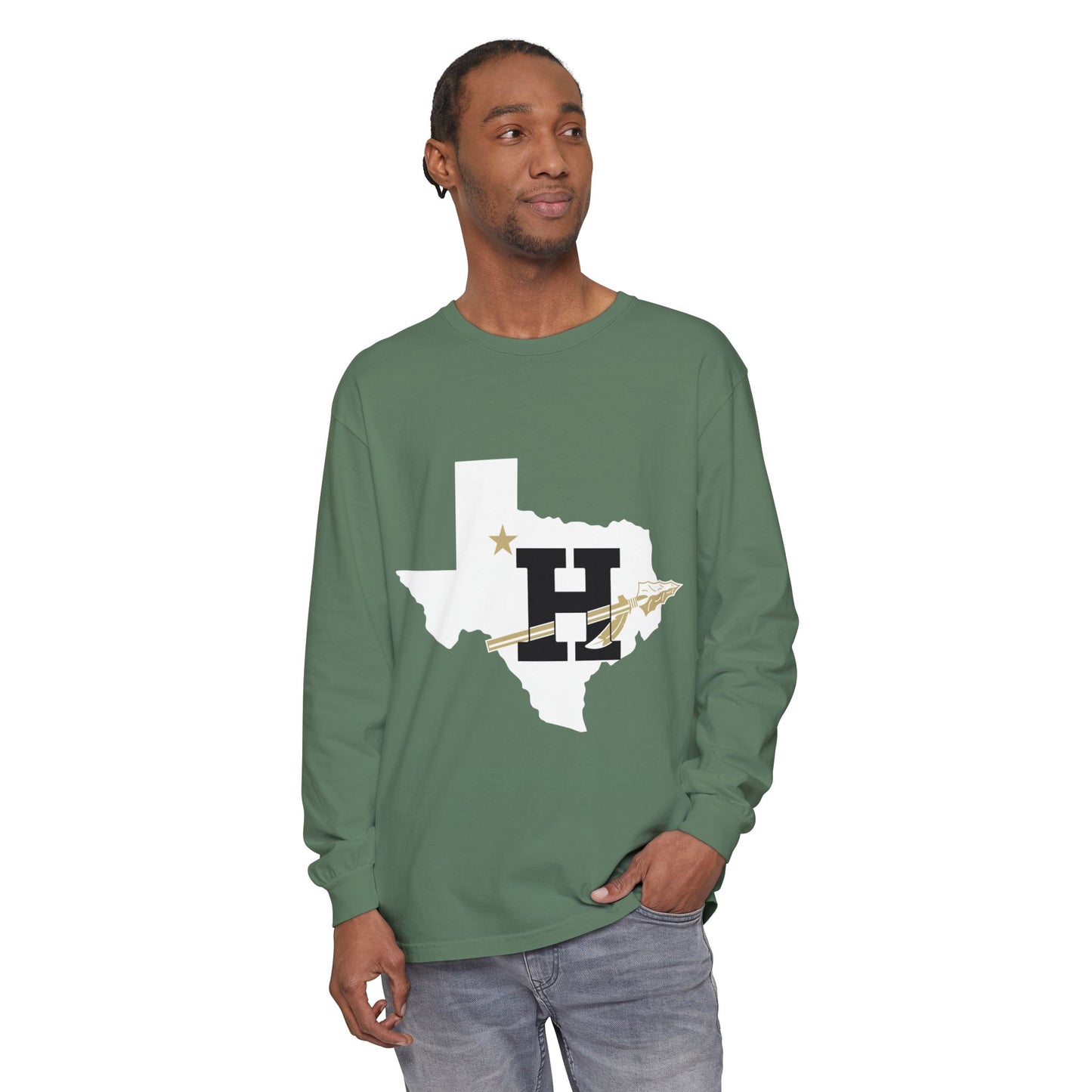 Garment-Dyed Long Sleeve Tee