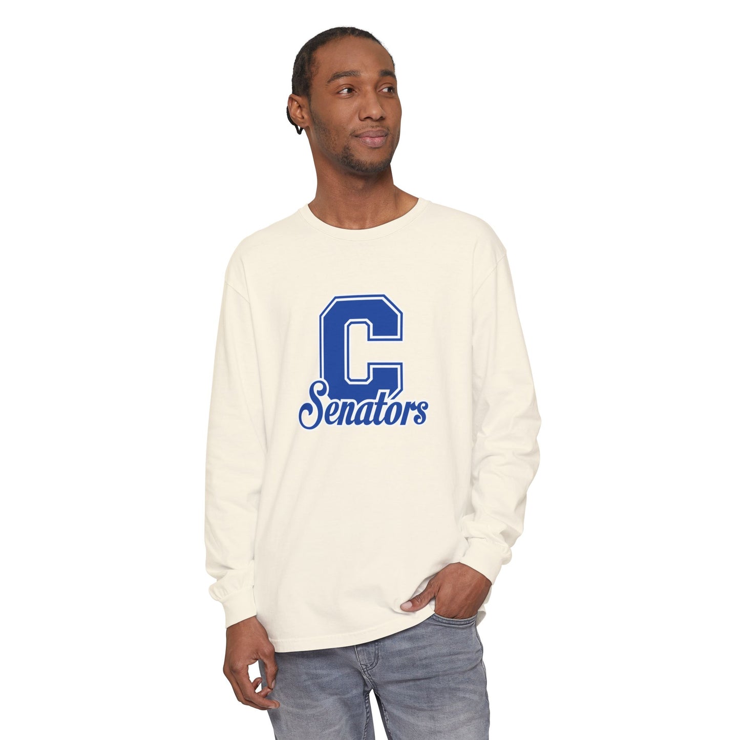 Garment-Dyed Long Sleeve Tee