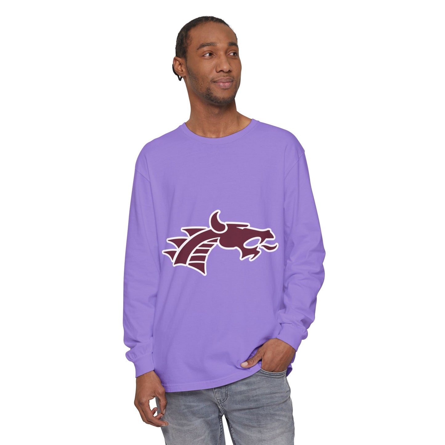 Garment-Dyed Long Sleeve Tee