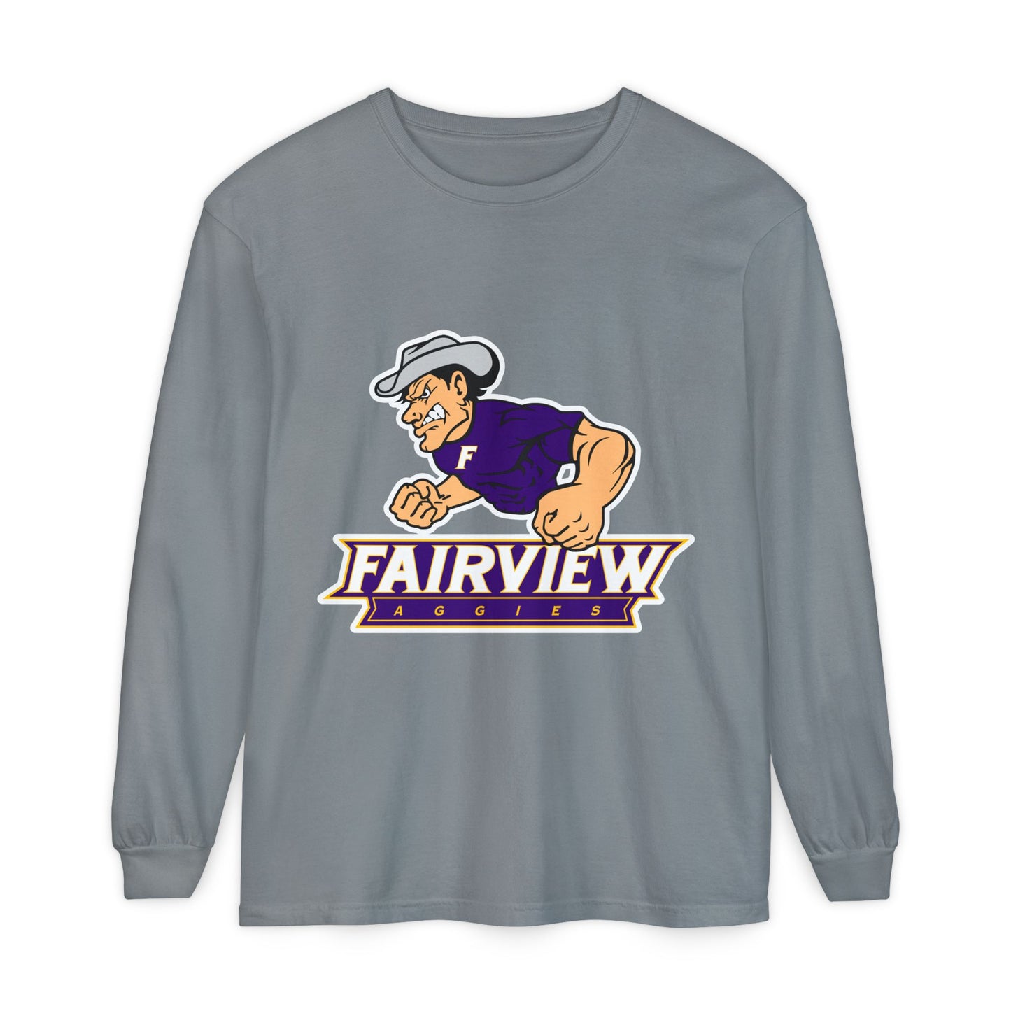 Garment-Dyed Long Sleeve Tee