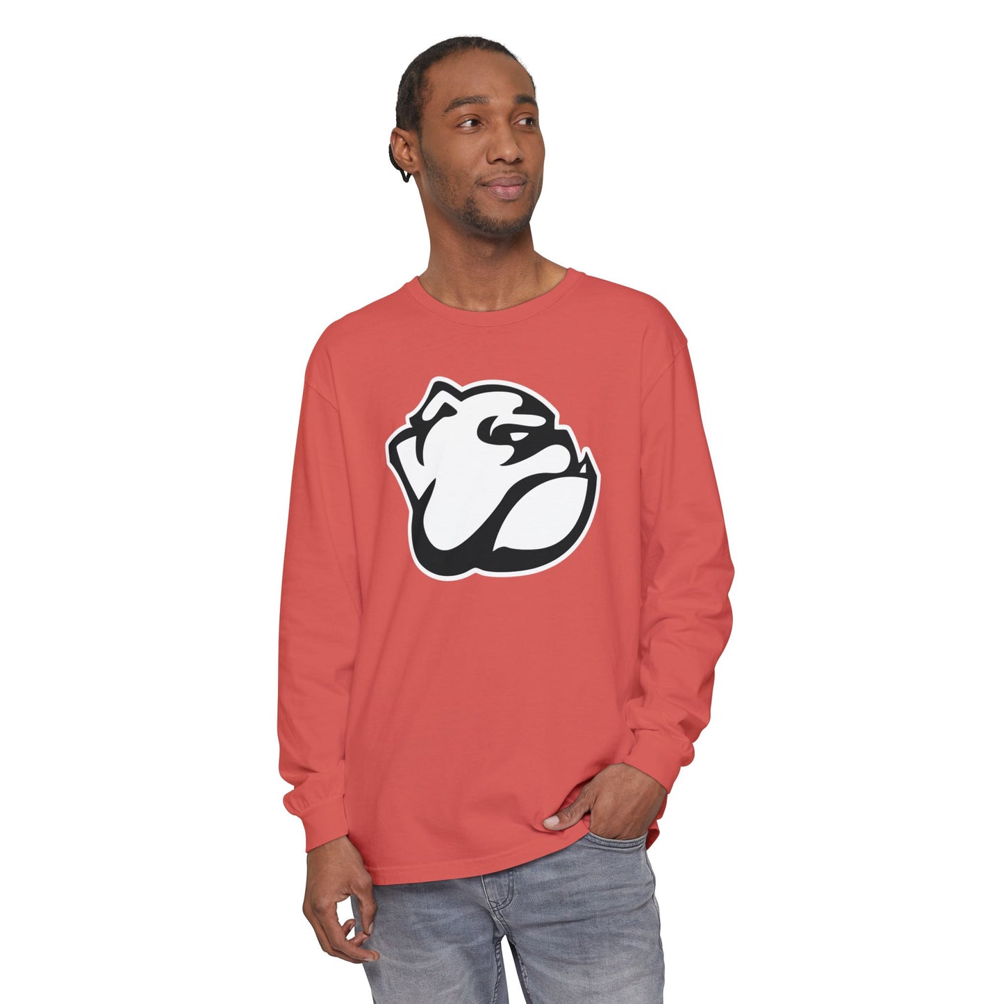 Garment-Dyed Long Sleeve Tee