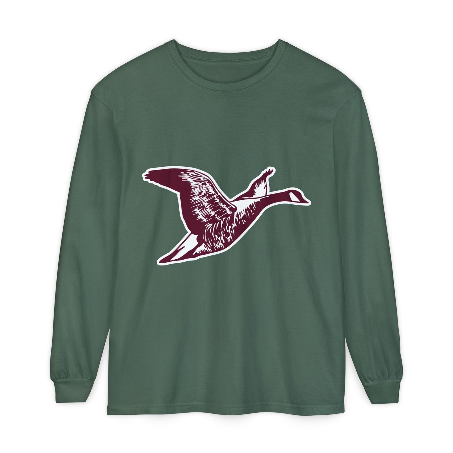 Garment-Dyed Long Sleeve Tee
