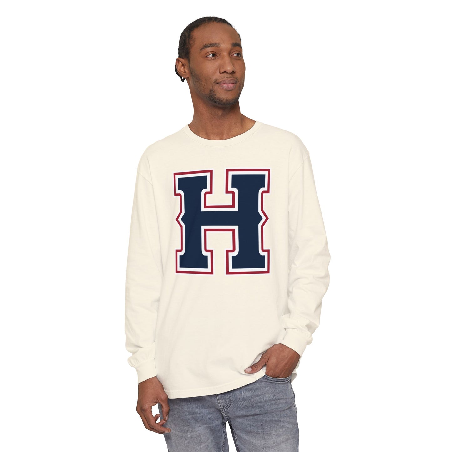 Garment-Dyed Long Sleeve Tee
