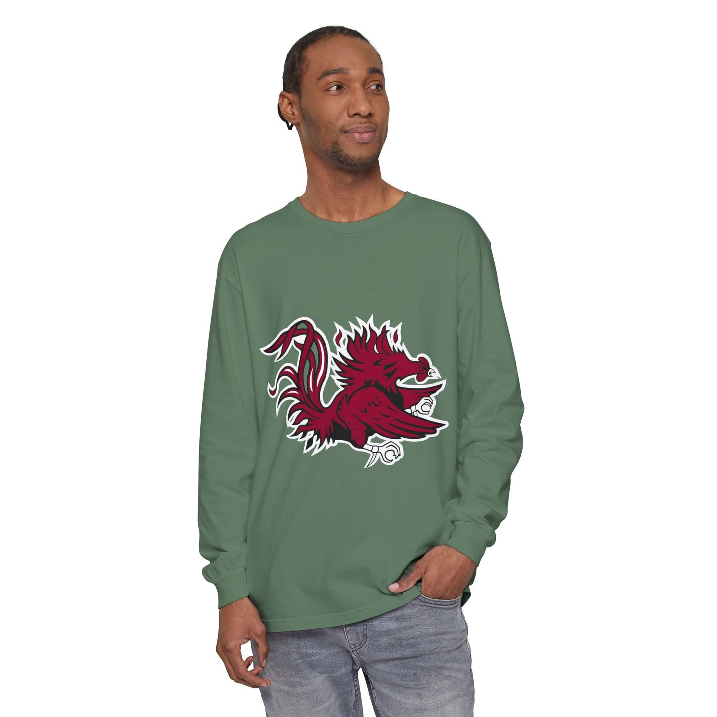 Garment-Dyed Long Sleeve Tee