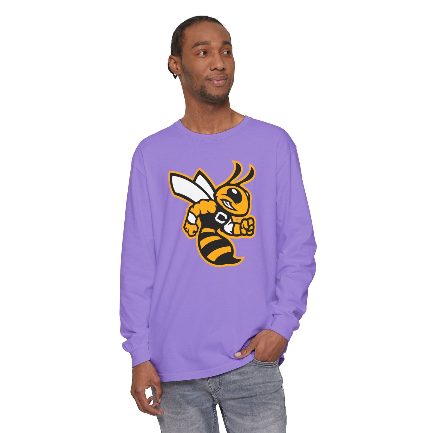 Garment-Dyed Long Sleeve Tee