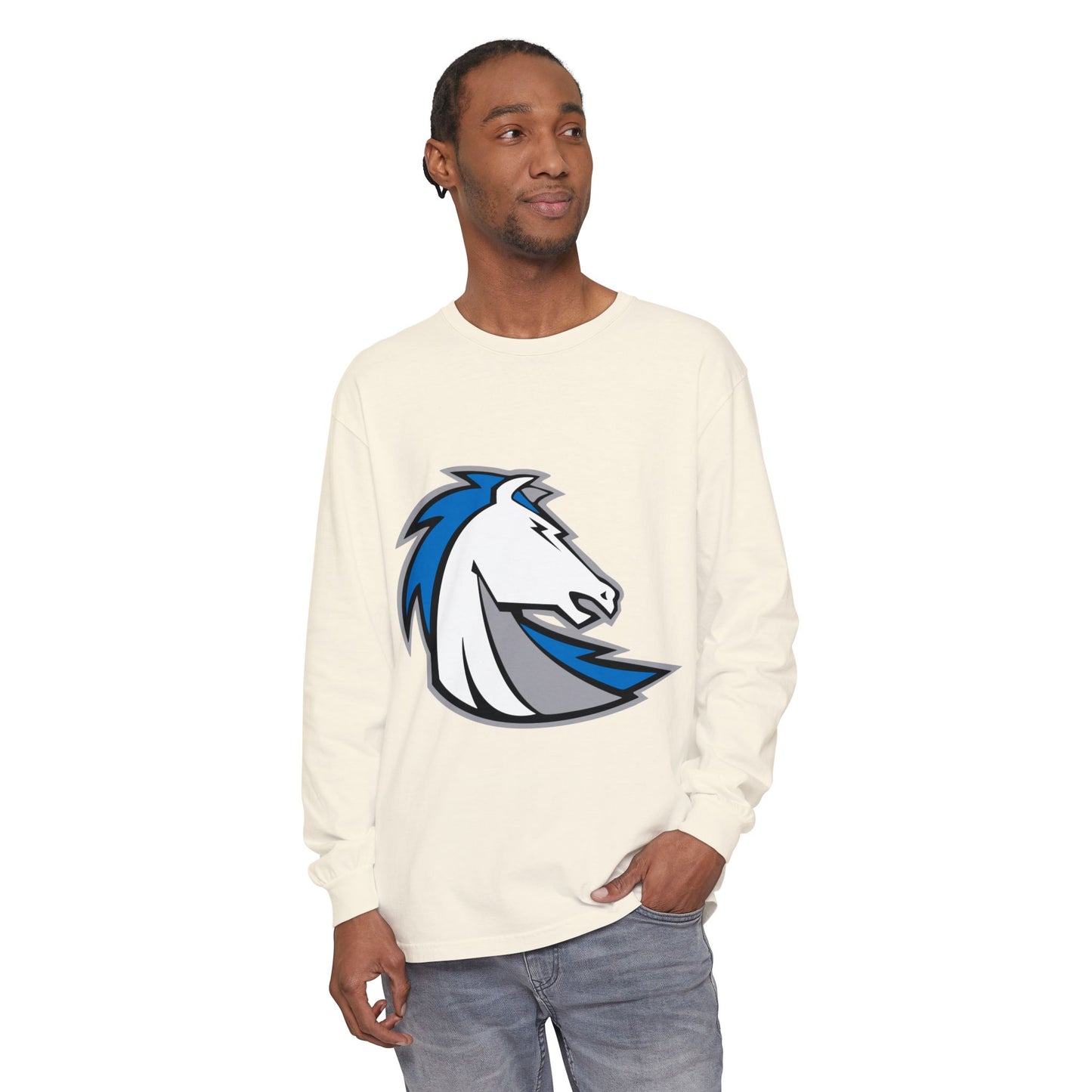 Garment-Dyed Long Sleeve Tee
