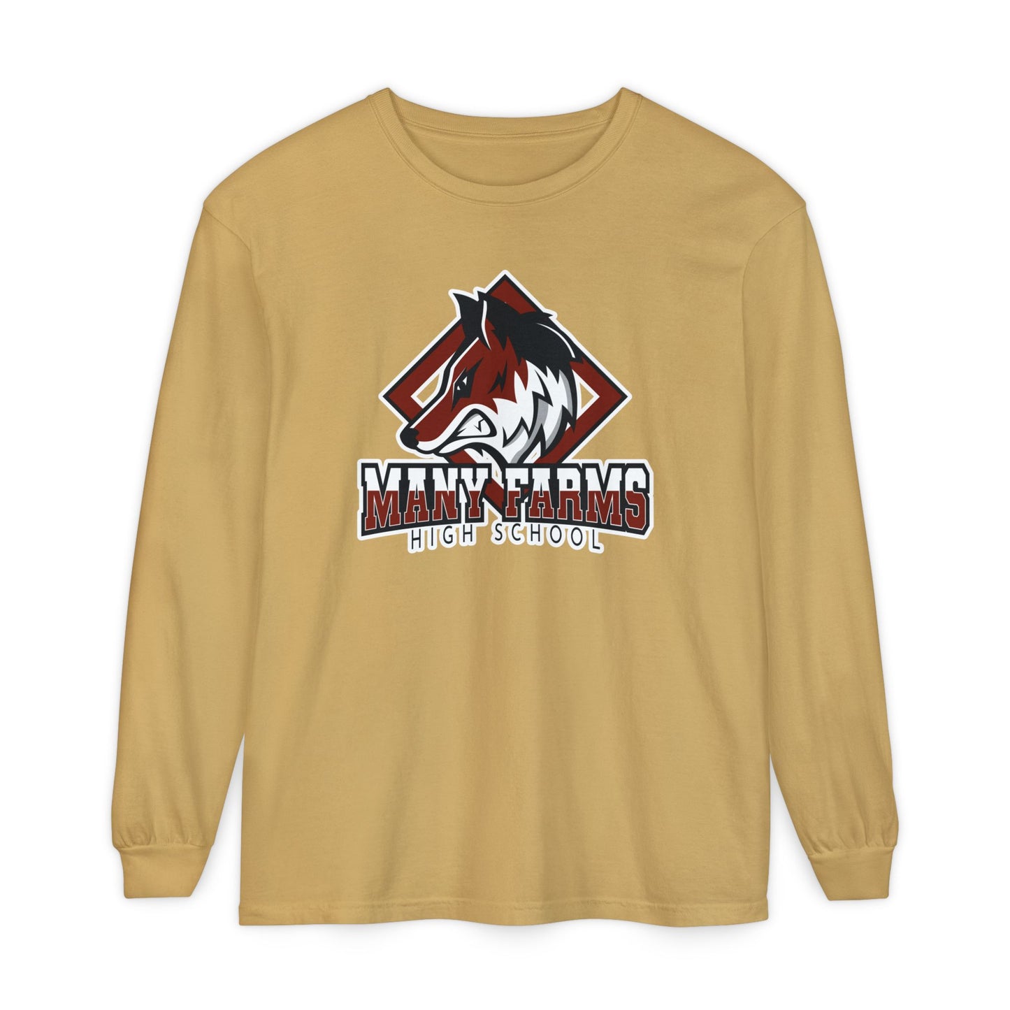 Garment-Dyed Long Sleeve Tee