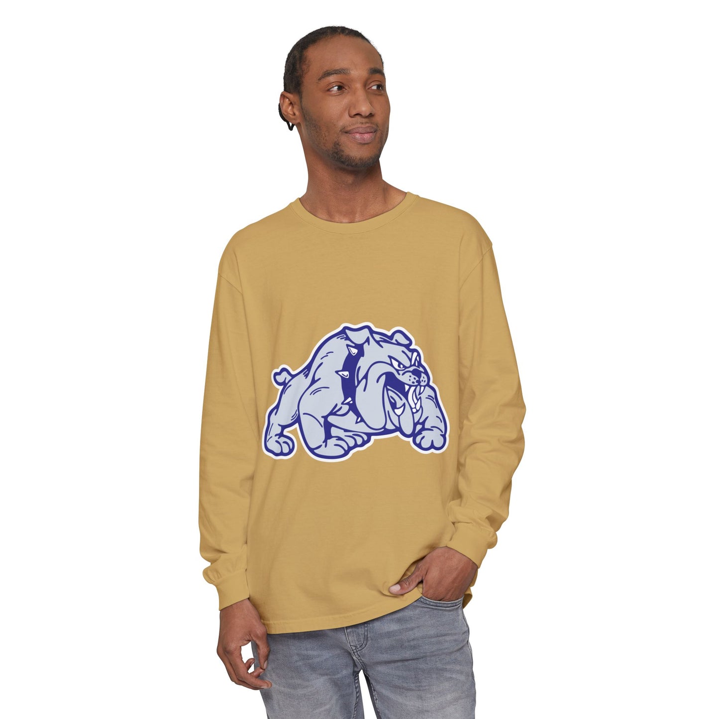 Garment-Dyed Long Sleeve Tee