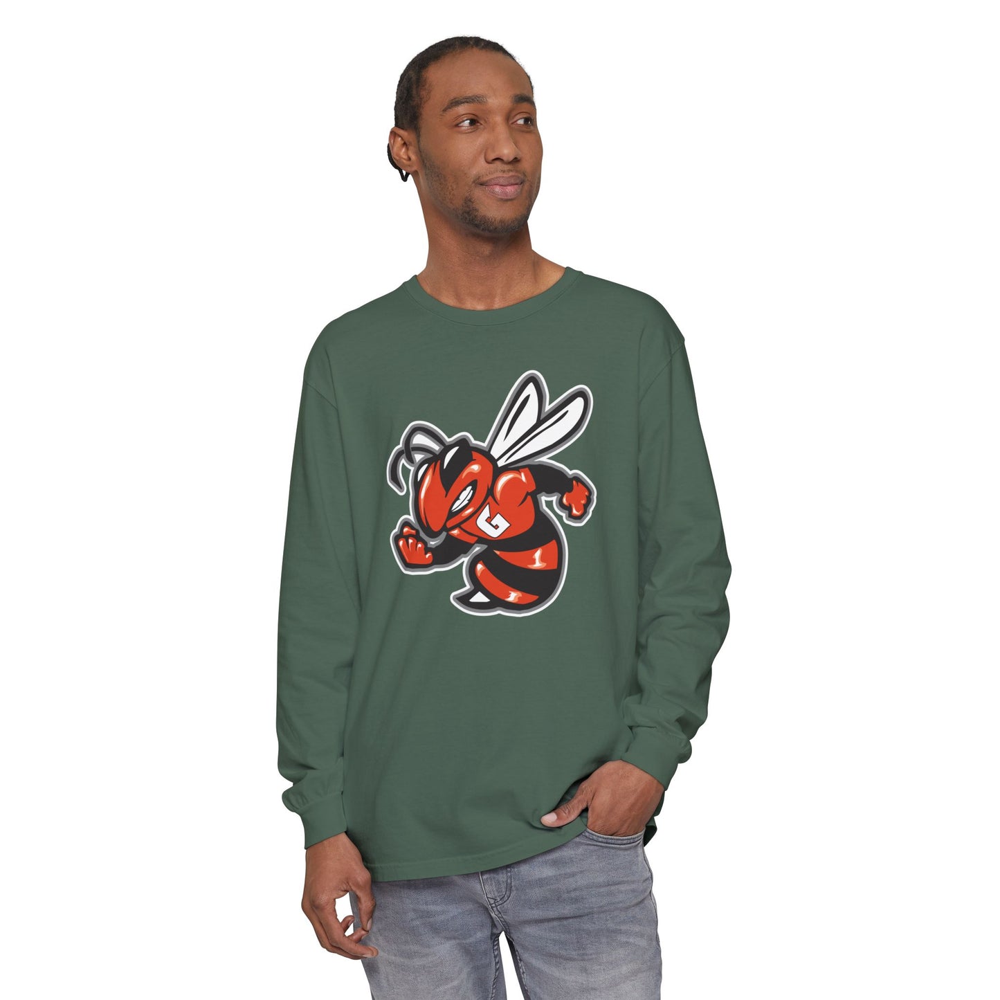 Garment-Dyed Long Sleeve Tee