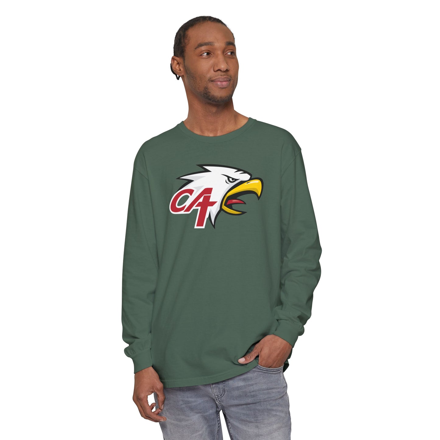 Garment-Dyed Long Sleeve Tee