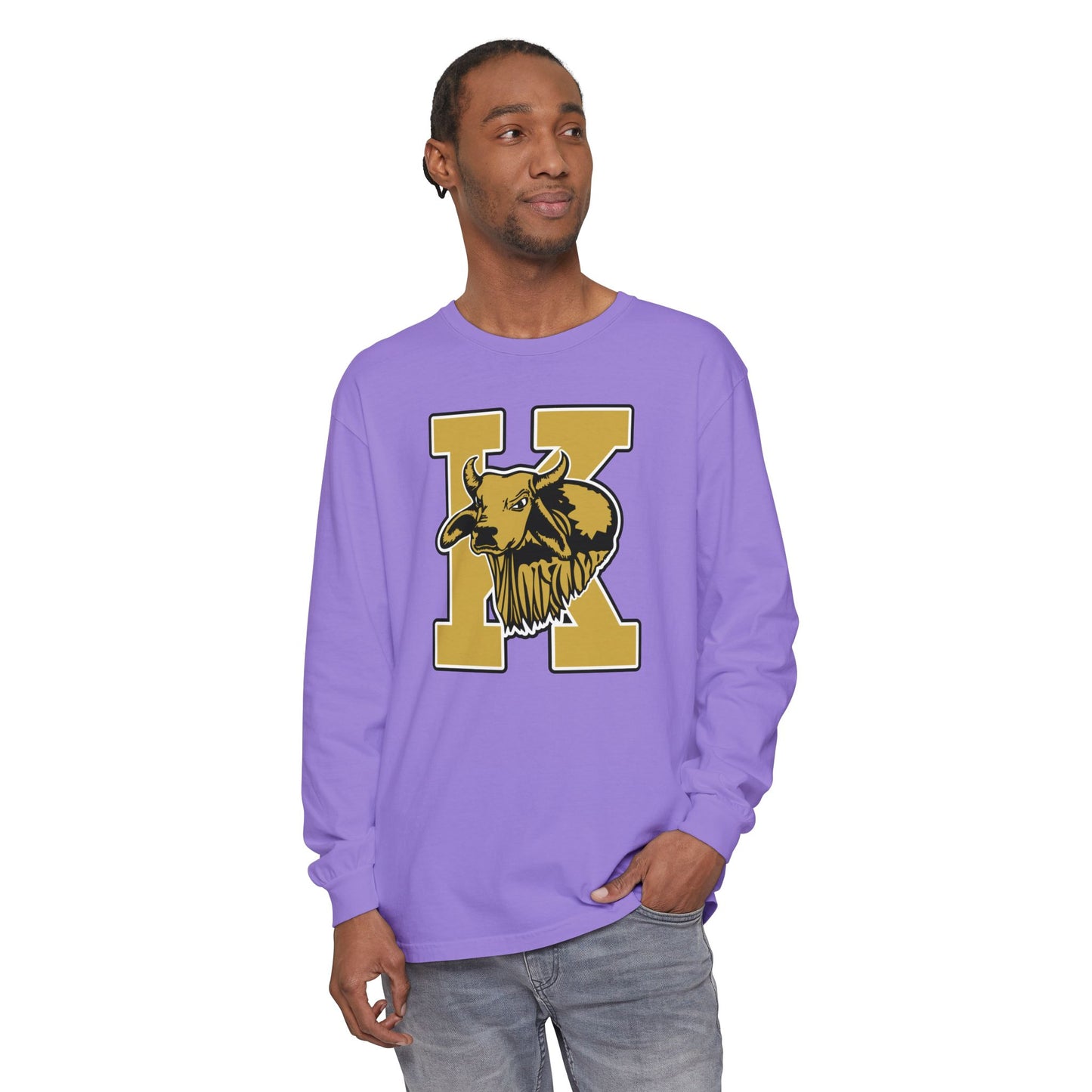 Garment-Dyed Long Sleeve Tee