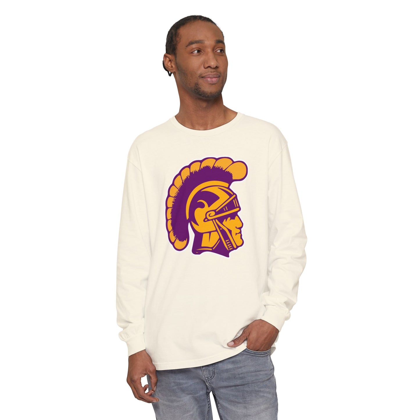 Garment-Dyed Long Sleeve Tee