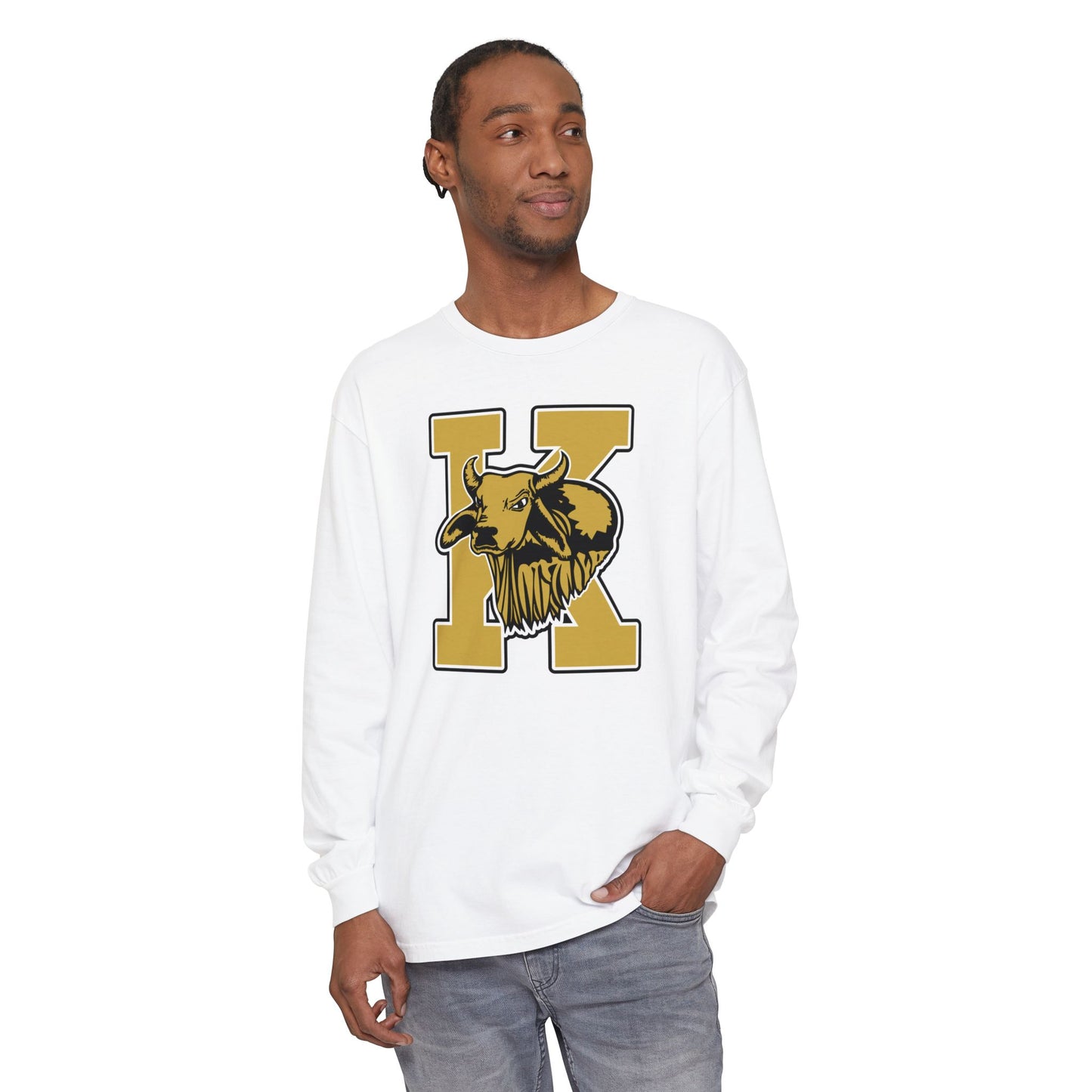 Garment-Dyed Long Sleeve Tee