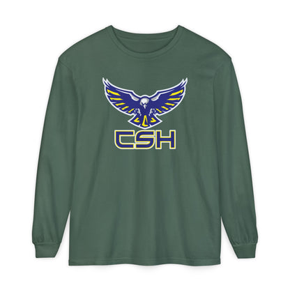 Garment-Dyed Long Sleeve Tee