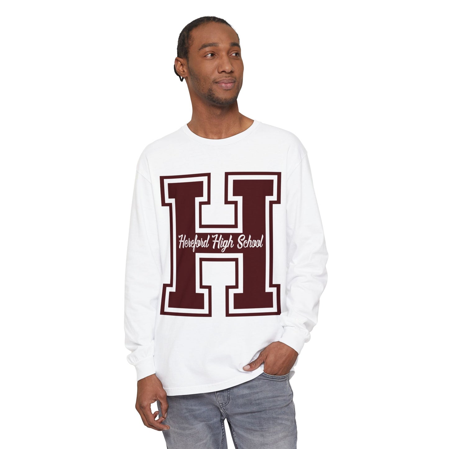 Garment-Dyed Long Sleeve Tee