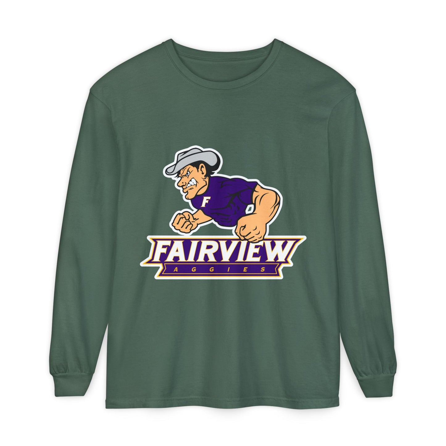 Garment-Dyed Long Sleeve Tee