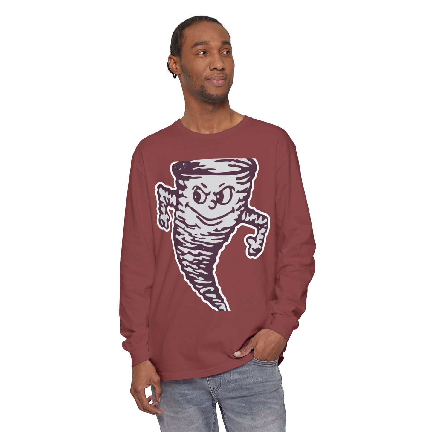 Garment-Dyed Long Sleeve Tee
