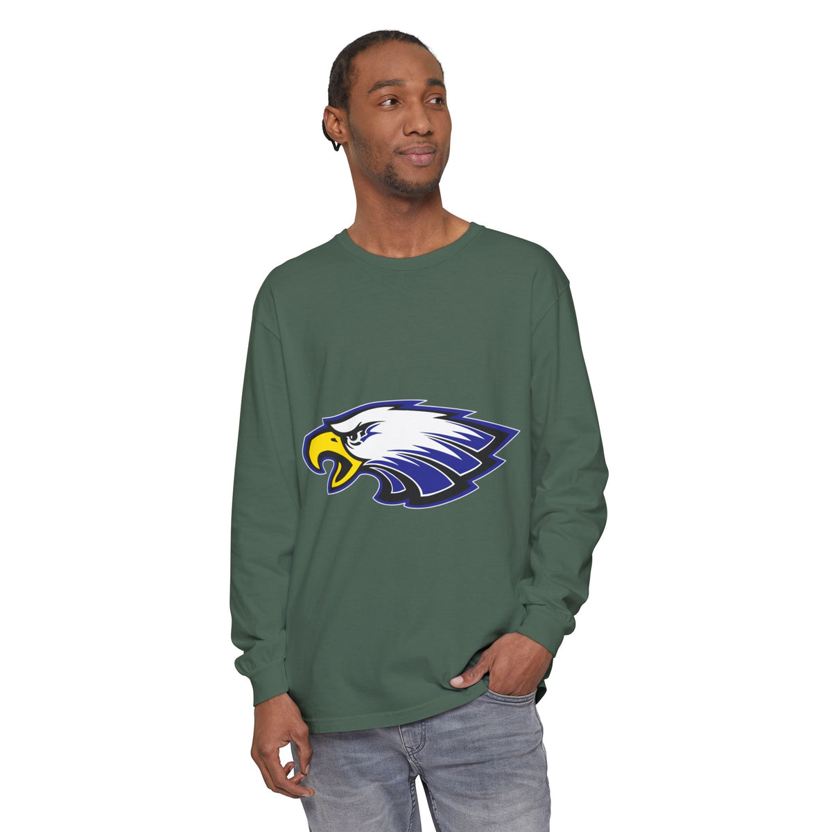 Garment-Dyed Long Sleeve Tee