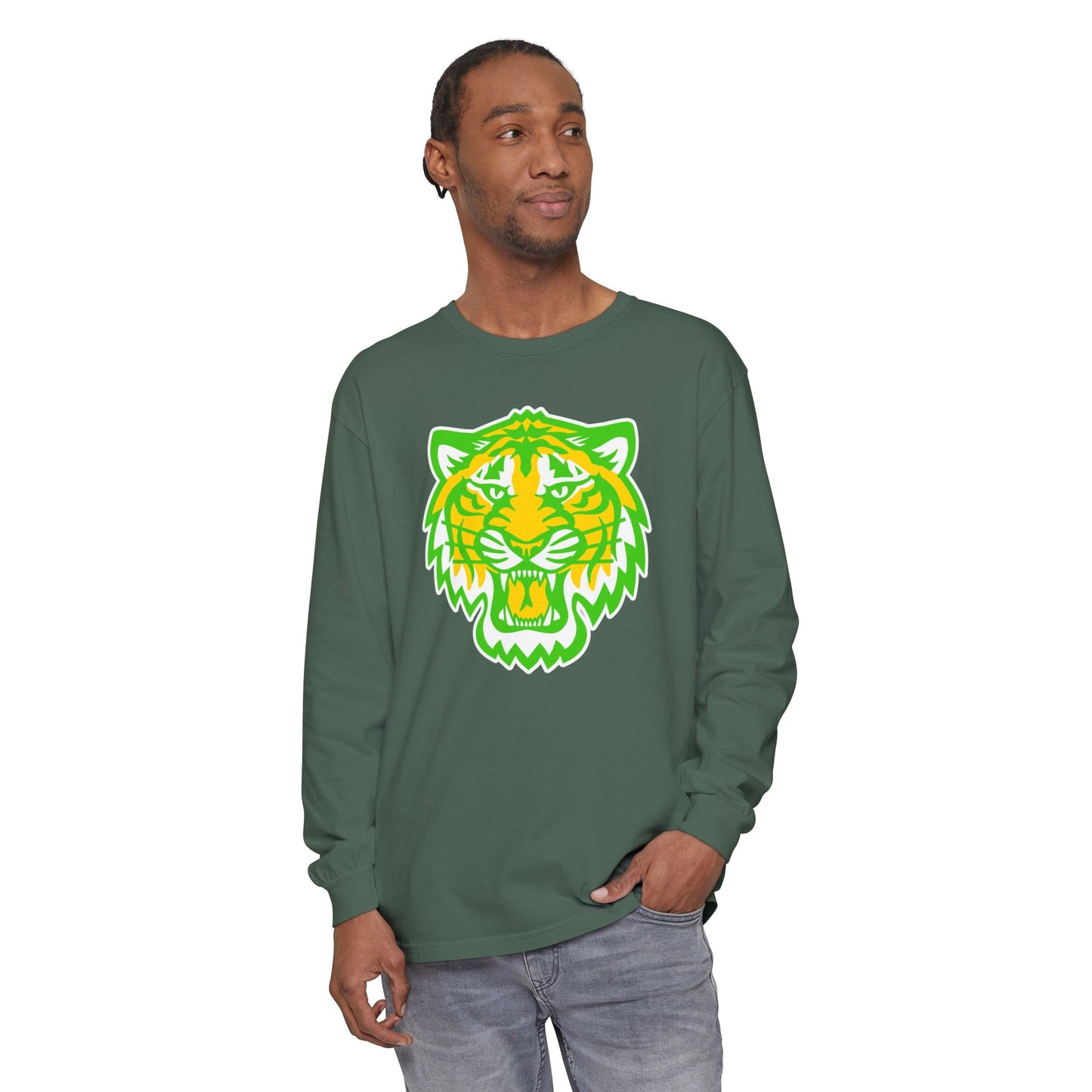 Garment-Dyed Long Sleeve Tee