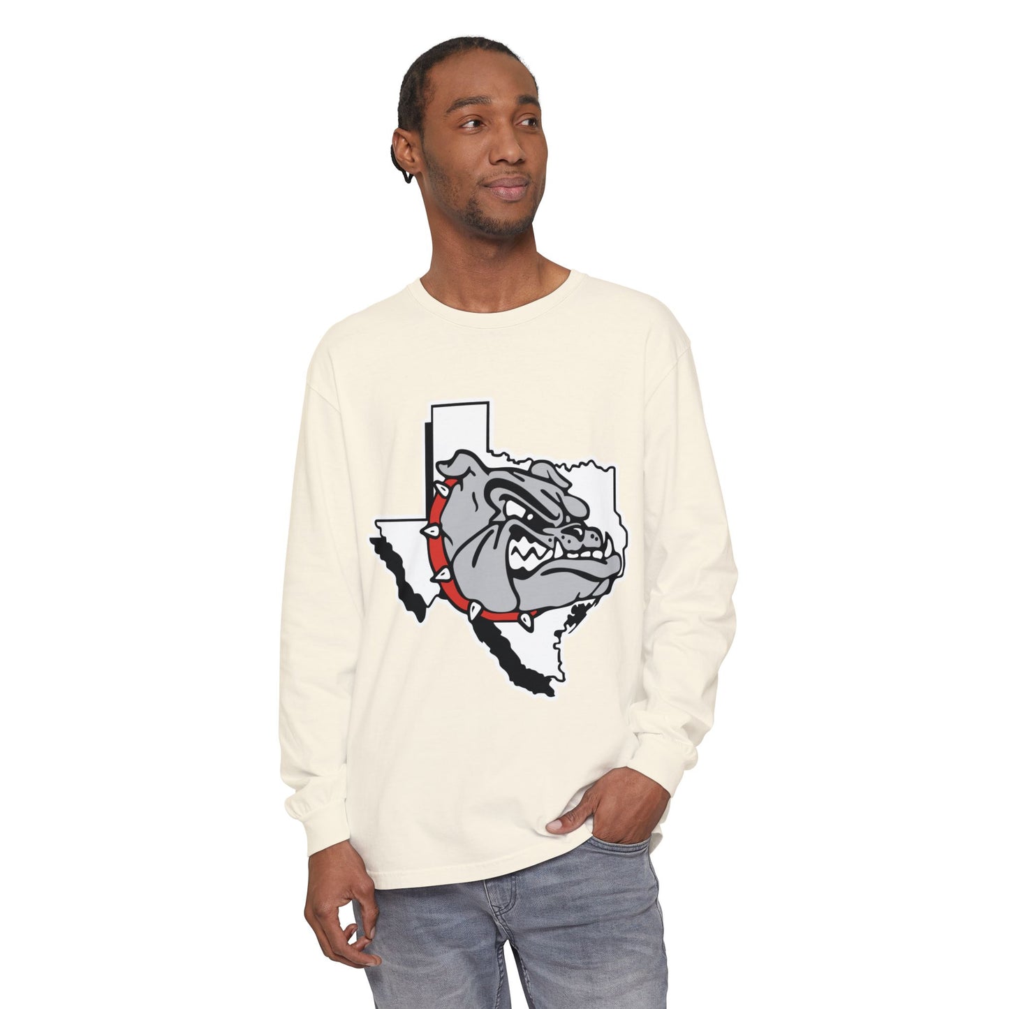 Garment-Dyed Long Sleeve Tee