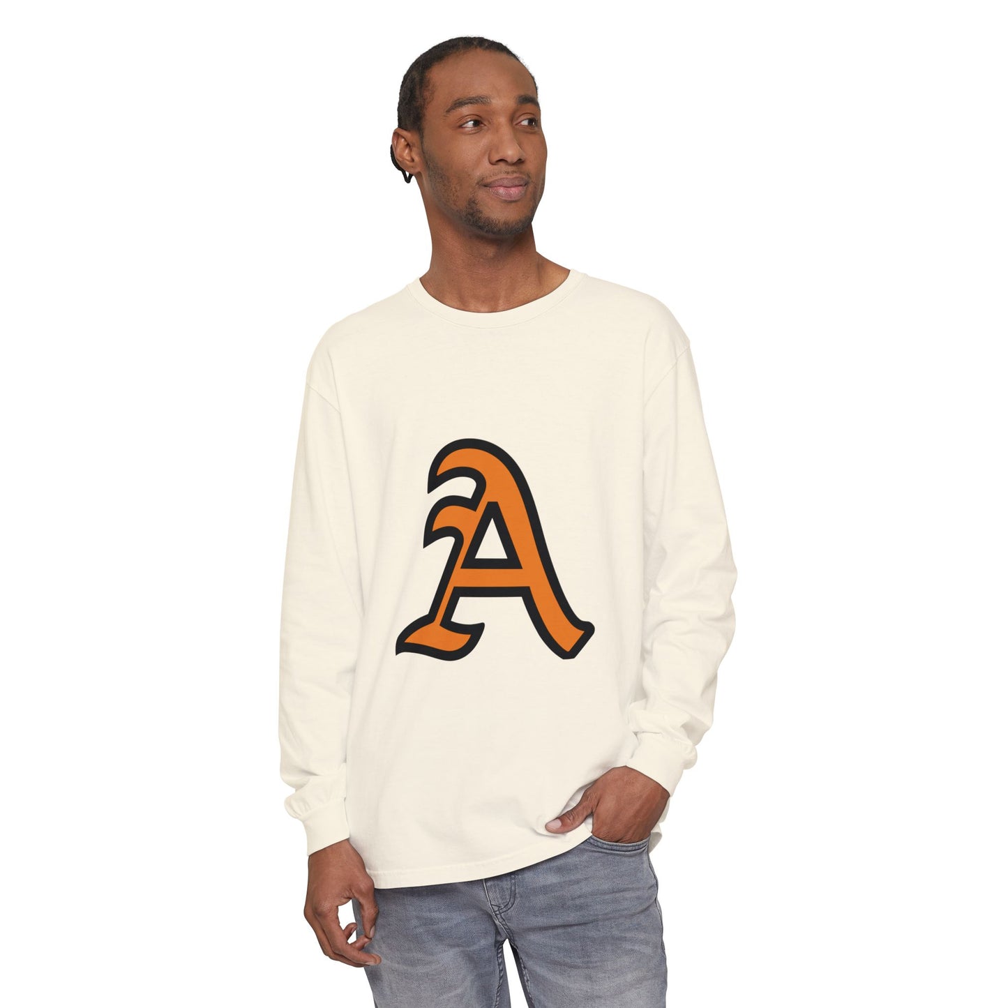 Garment-Dyed Long Sleeve Tee