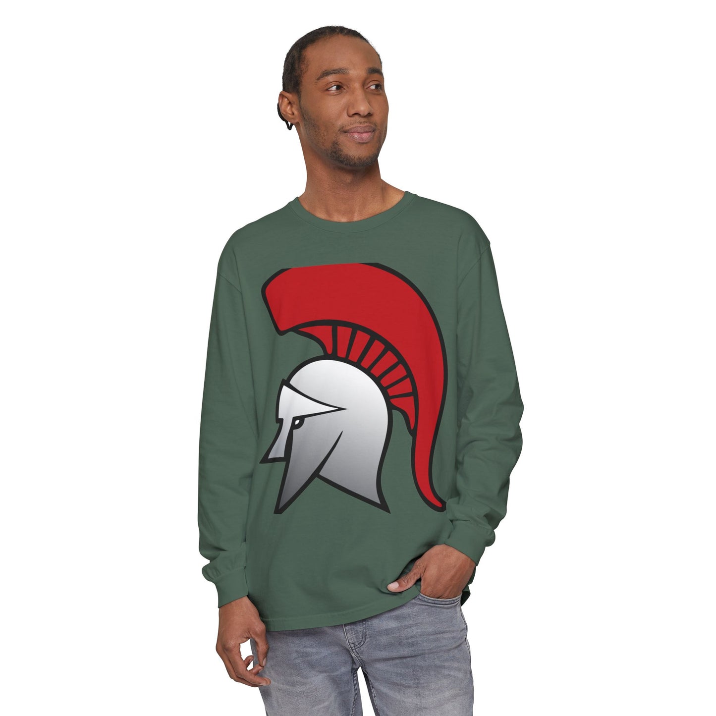 Garment-Dyed Long Sleeve Tee